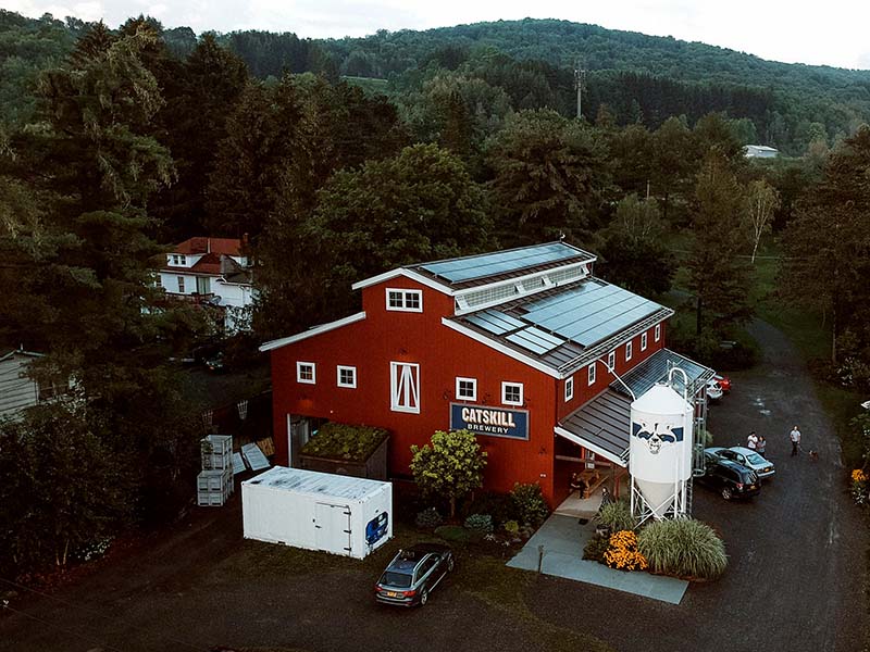J&S Creekside Cabins Catskill brewery