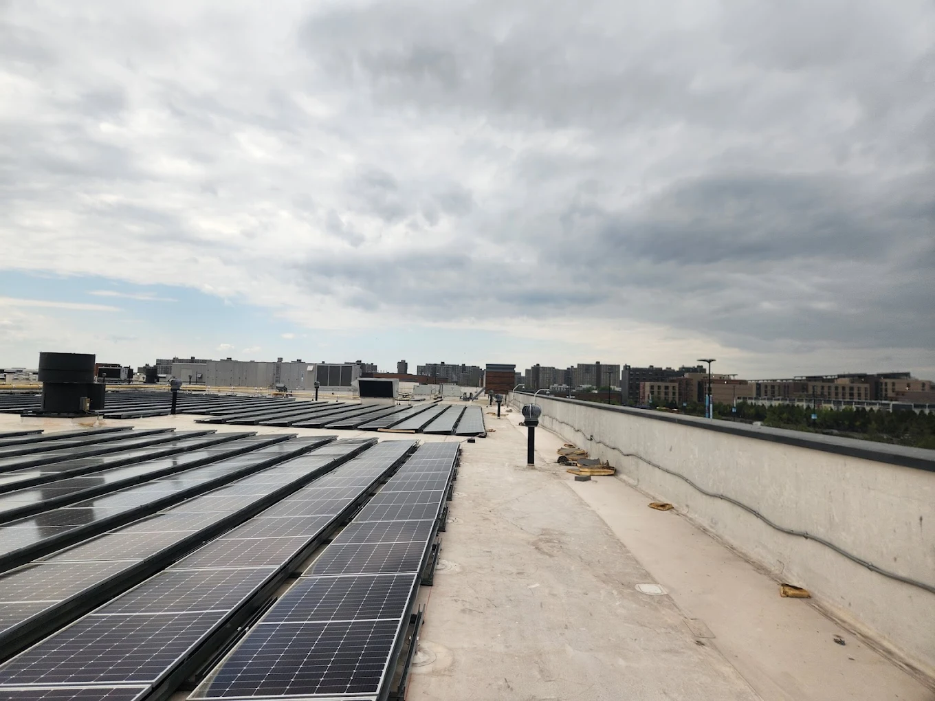 Roofing contractor in Amity Harbor NY — expert commercial roof replacement transforming industrial property